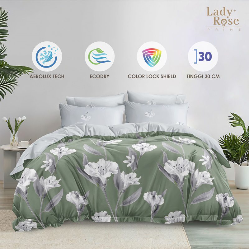 Lady Rose Prime - Bed Cover Argil