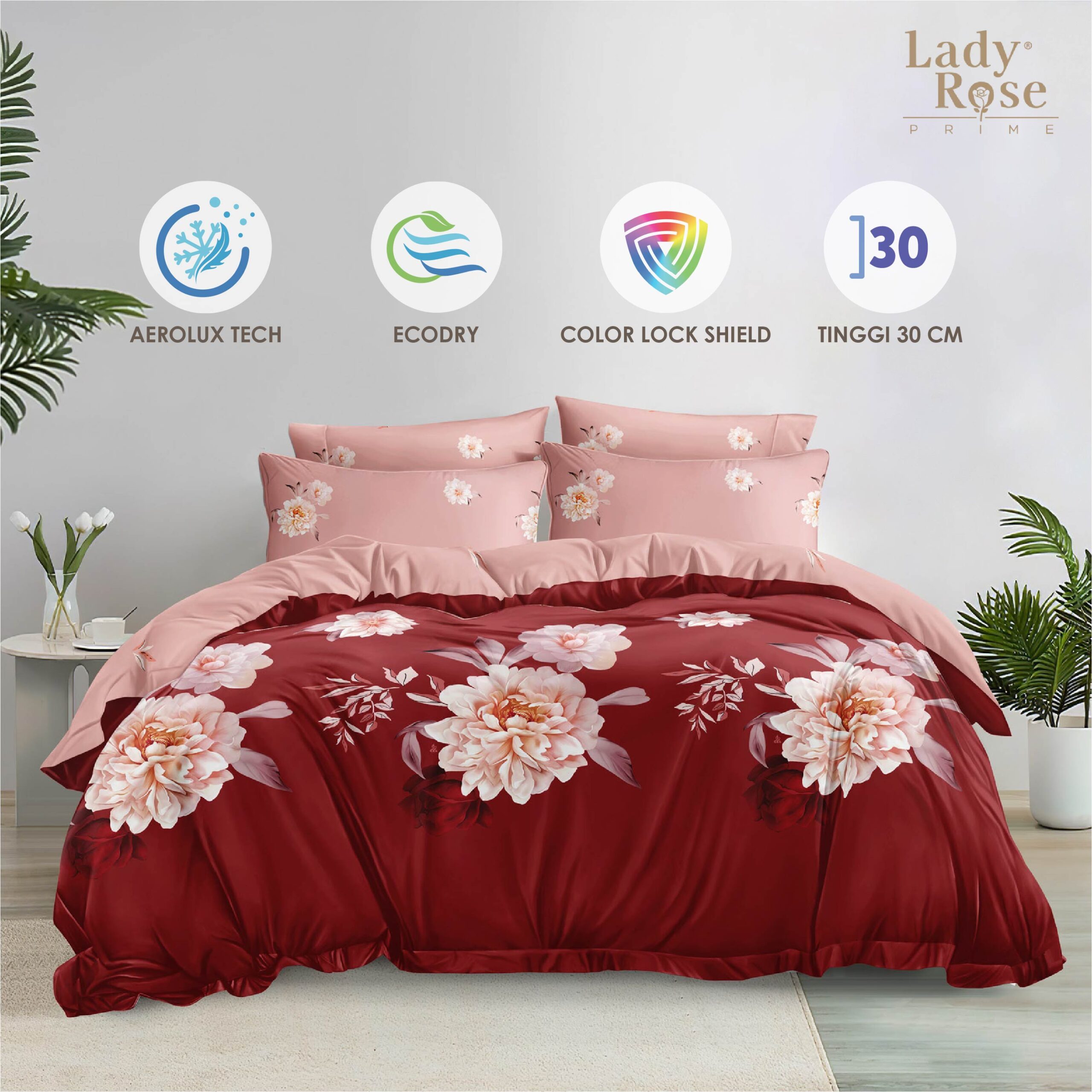 Lady Rose Prime - Bed Cover Ceylon