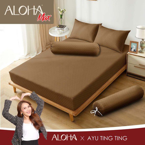 Aloha Max - Sprei Coffee Emboss