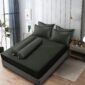 Vallery Quincy - Sprei Emboss Grey