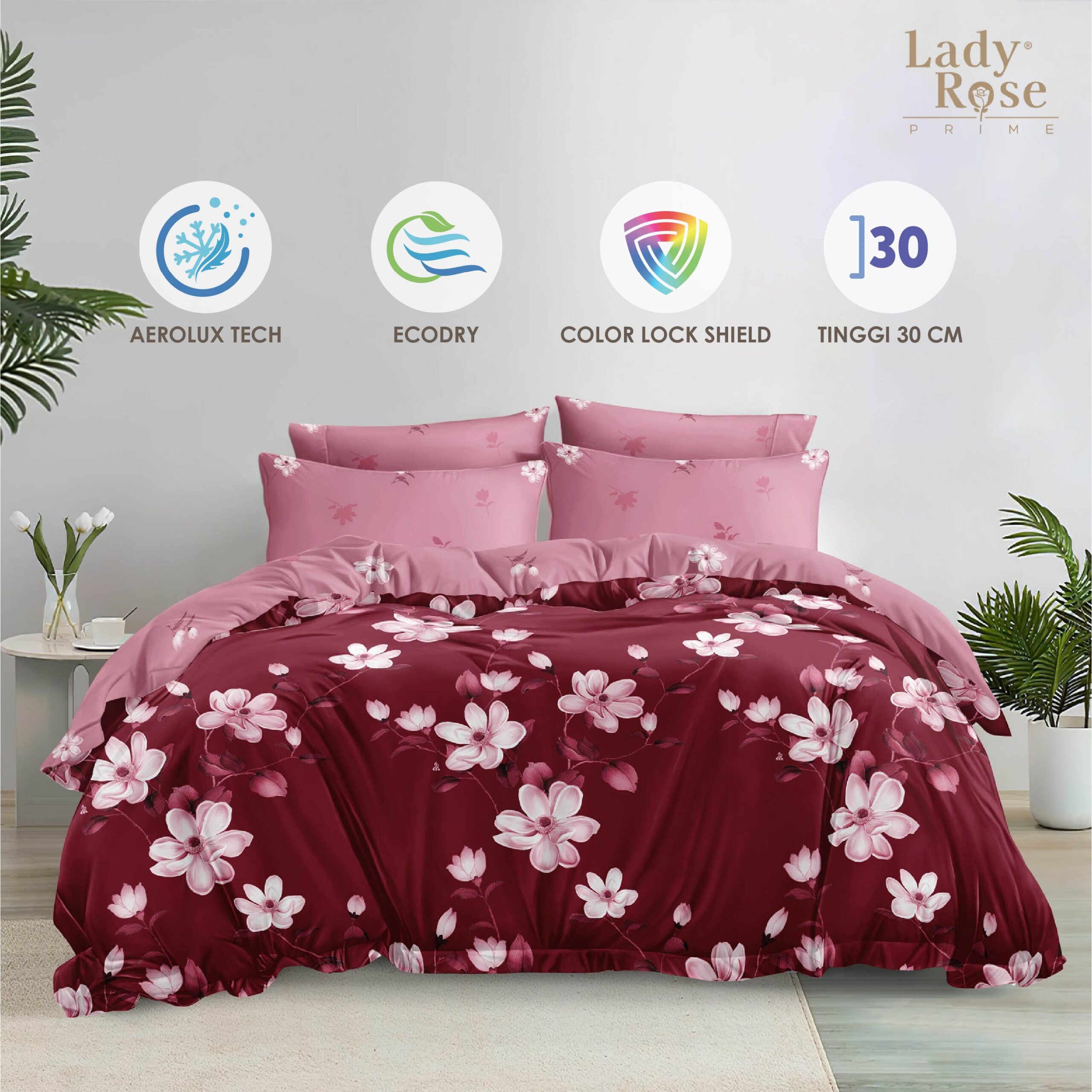 Lady Rose Prime - Bed Cover Isyana
