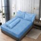 Vallery Quincy - Sprei Emboss Light Blue