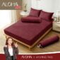 Aloha Max - Sprei Maroon Emboss