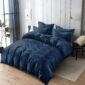 Vallery Quincy - Bed Cover Emboss Navy
