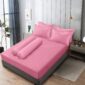 Vallery Quincy - Sprei Emboss Pink