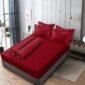 Vallery Quincy - Sprei Emboss Red