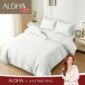 Aloha Max - Bed Cover White Emboss