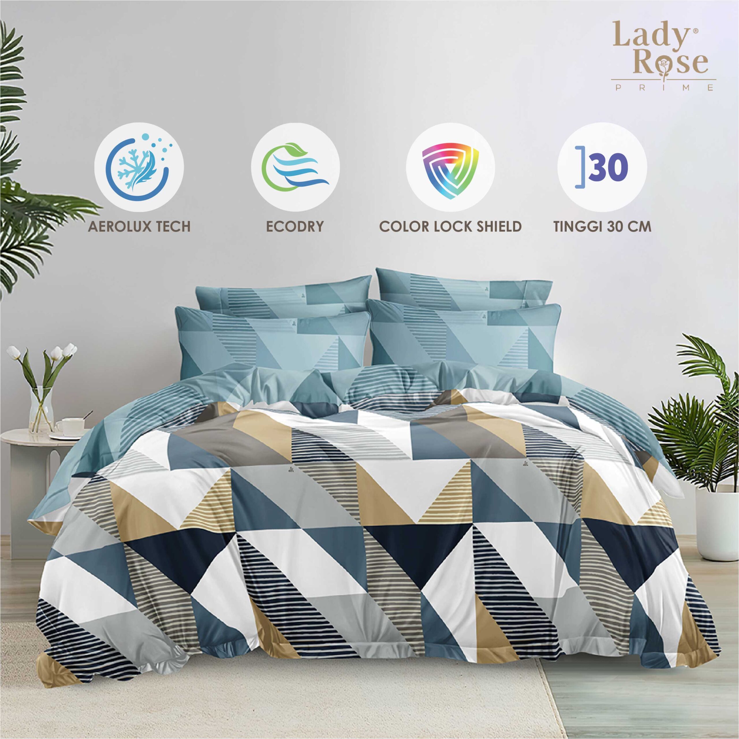 Lady Rose Prime - Bed Cover Wisteria